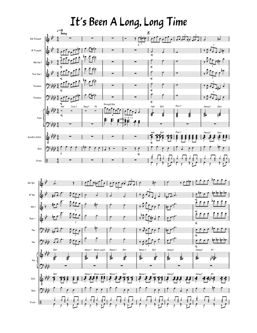 It's Been A Long, Long Time Harry James Sheet music for Piano