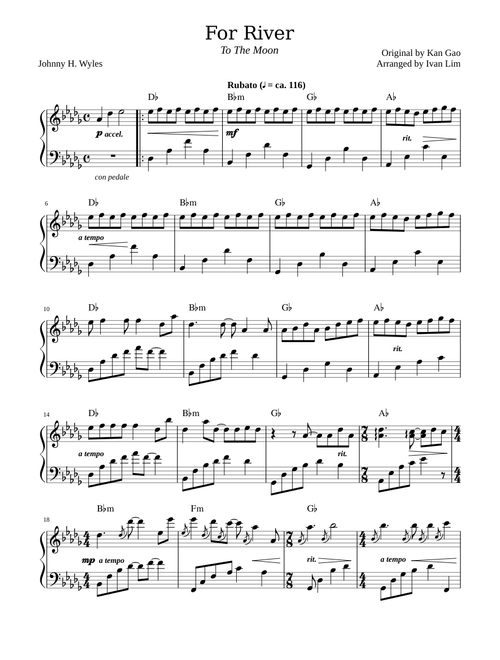 For River (Johnny's Version)