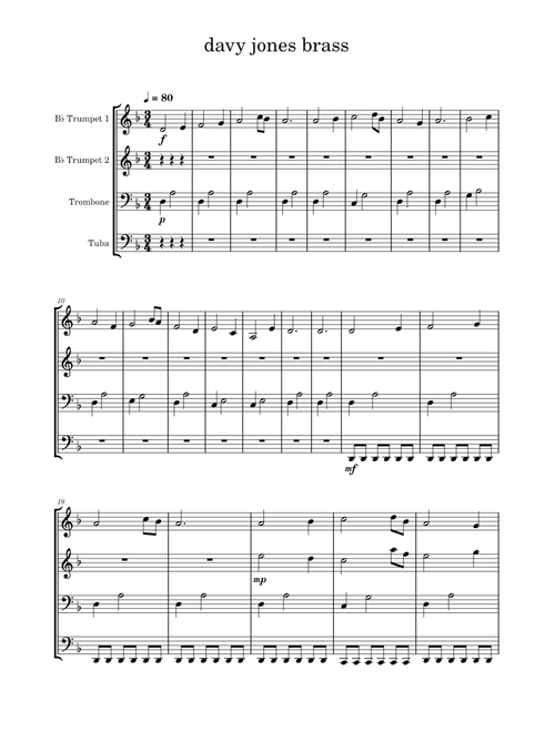 davy jones (brass quartet)