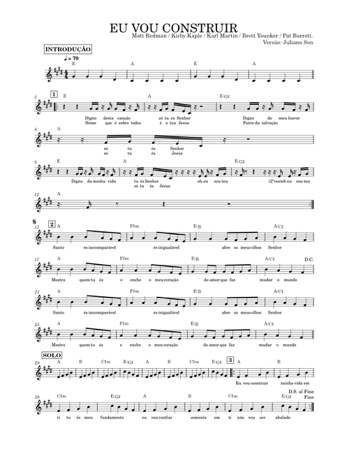 Build My Life - Matt Redman