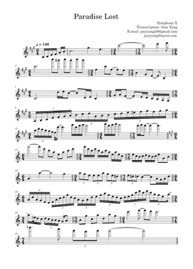 シンフォニーX　スコア 楽譜】Seven / シンフォニー エックス (エレキギター / 上級