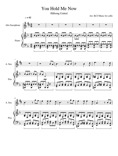 You hold me now-hillsong-sax