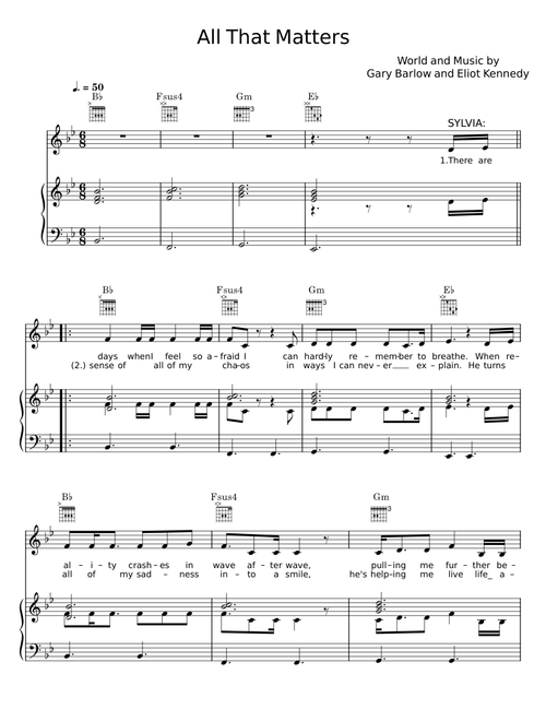 Finale (All That Matters) (from 'Finding Neverland') - Eliot Kennedy, Gary Barlow