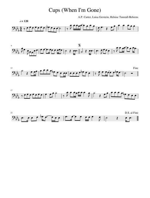 Cups (When I'm Gone)