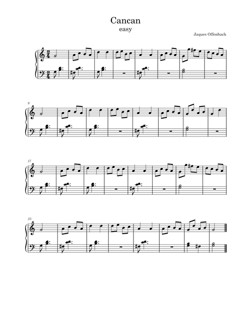 Cancan - Jaques Offenbach