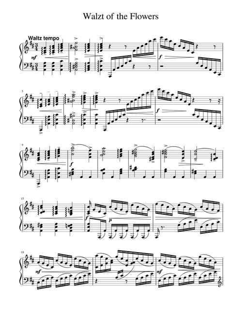 [Tschaikowsky] Waltz of the Flowers