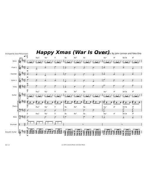 Happy Xmas (War Is Over) – John Lennon