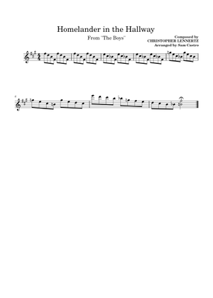 Homelander In The Hallway – Christopher Lennertz Sheet Music for Piano ...