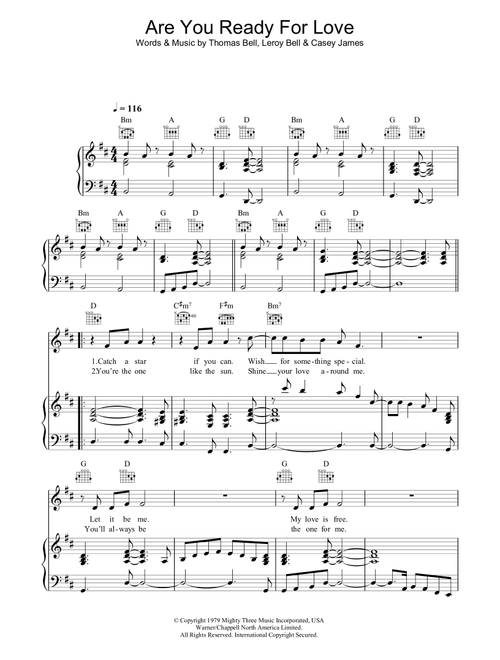 Are You Ready For Love - Elton John (Piano-Vocal-Guitar (Piano Accompaniment))