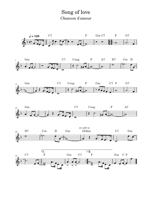 Chanson d'amour – Wayne Shanklin 1958 (orgue)