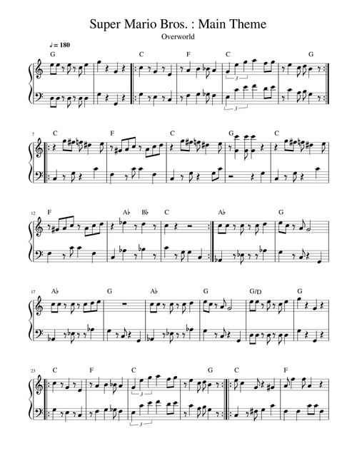 Super Mario Bros. : Main Theme