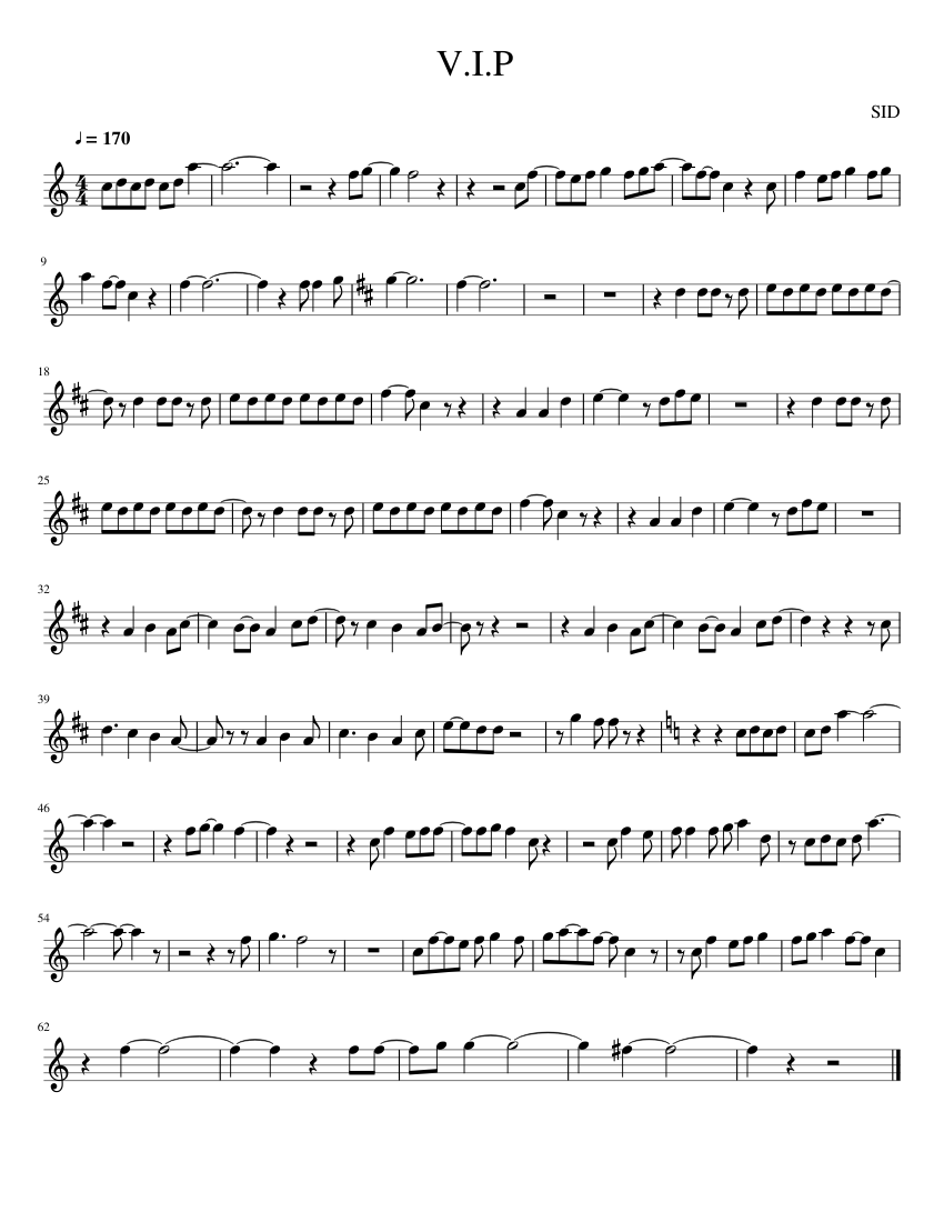 V I P Magi The Labyrinth Of Magic Op 1 Sheet Music For Flute Solo Musescore Com