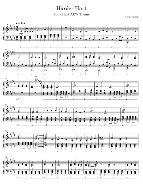 Harder Hart (Julia Hart AEW Theme) - Colin Young