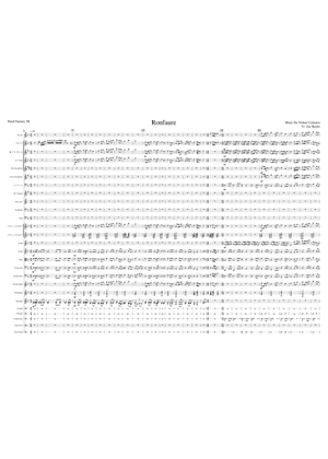 Final Fantasy XI 104 Ronfaure Sheet Music and Tab for Piano