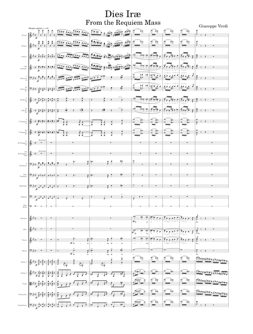Dies Irae (Requiem Mass), Guiseppe Verdi