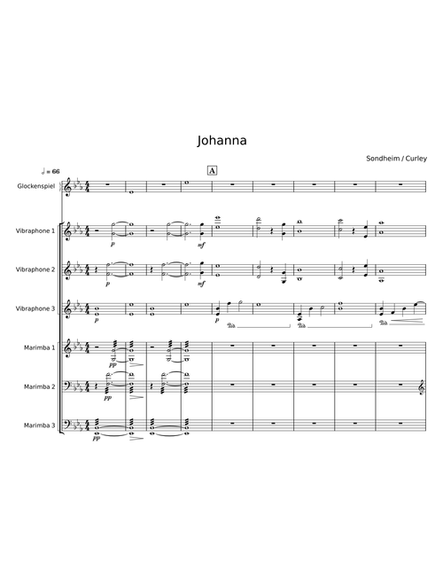 Johanna - Stephen Sondheim