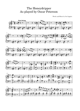 Free Oscar Peterson Trio sheet music | Download PDF or print on