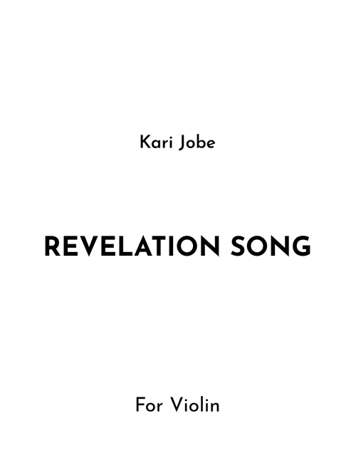 Revelation Song (Arr. Jireh J.) - Jennie Lee Riddle (Violin Solo)