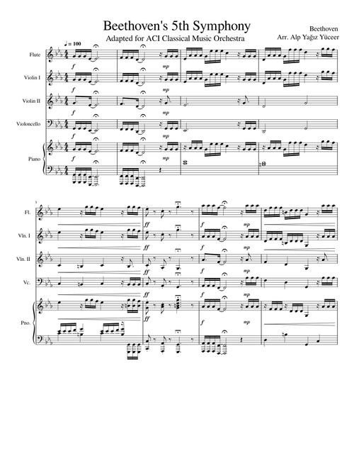 Symphony No. 5 – Ludwig Van Beethoven