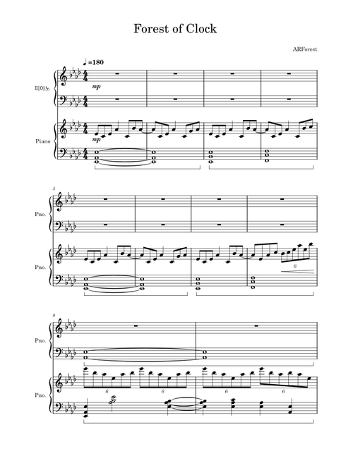 Forest of Clock (In DeemoII) – ARForest
