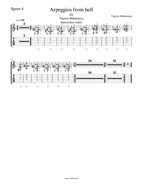 Arpeggios from hell