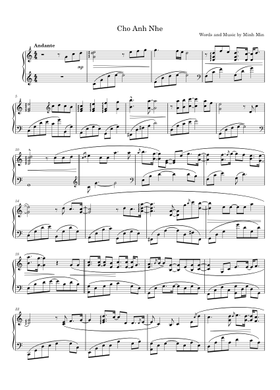 Image Hoàng Dũng image beautiful - fenderandnghi | Free sheet music | Download PDF or print on ...