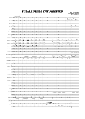 Finale from The Firebird Suite (Woodwind Ensemble) Sheet