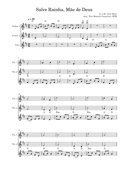 Salve Rainha, Mãe de Deus – José Alves