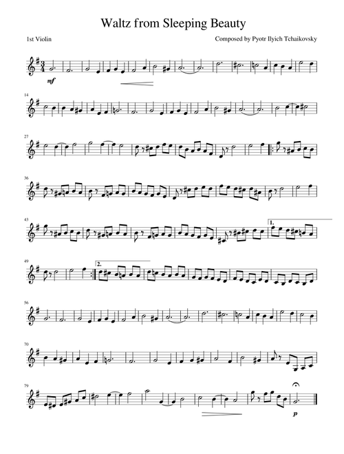 Waltz from Sleeping Beauty Alternative