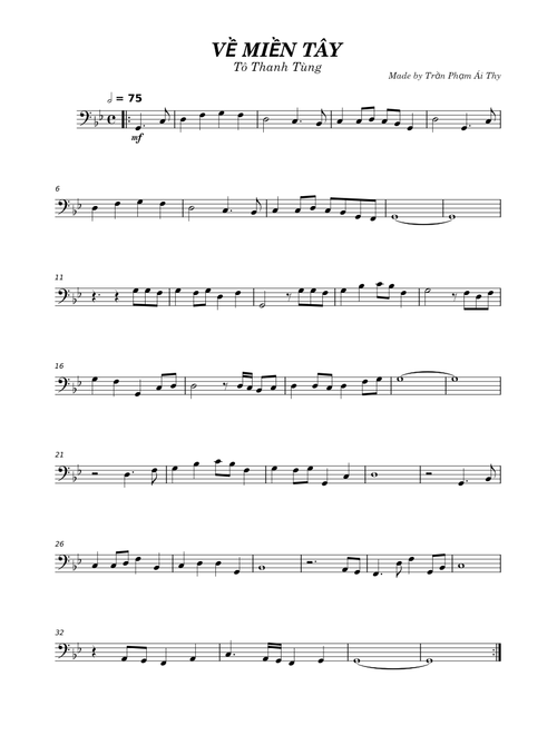 Về Miền Tây – Thanh Tùng