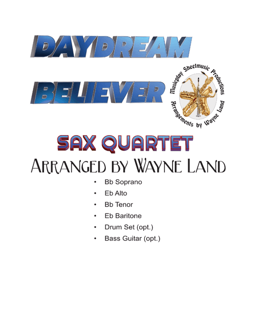 Daydream Believer (Arr. Wayne Land) - The Monkees (Woodwind Ensemble)
