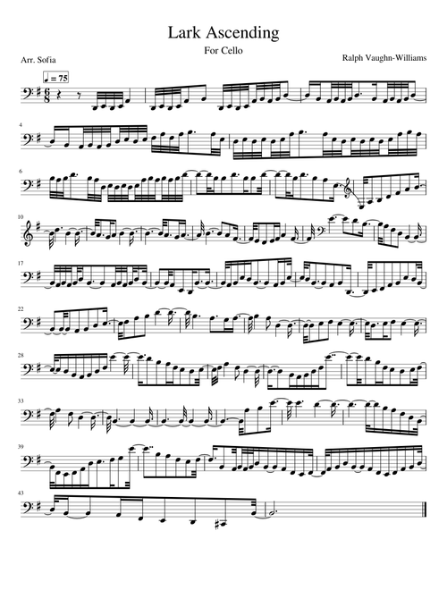 The Lark Ascending – Ralph Vaughan Williams Lark_Ascending