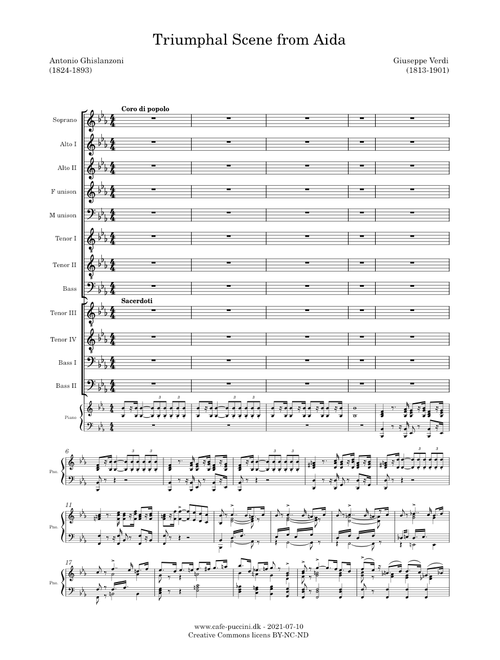 Triumphal Scene from Aida - Verdi