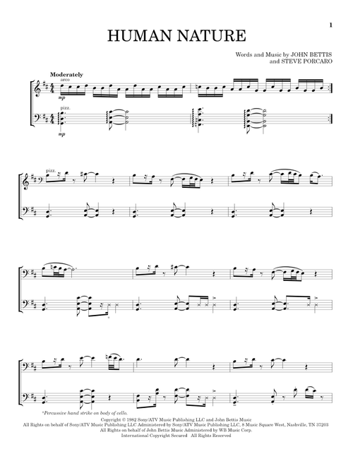 Human Nature - 2Cellos, Michael Jackson (Cello Duet)