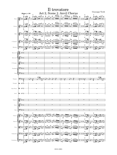 Il Trovatore - Giuseppe Verdi sheet music by Catboy2001 | Play