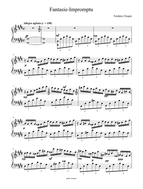 Fantaisie-impromptu, Op.66 - Chopin