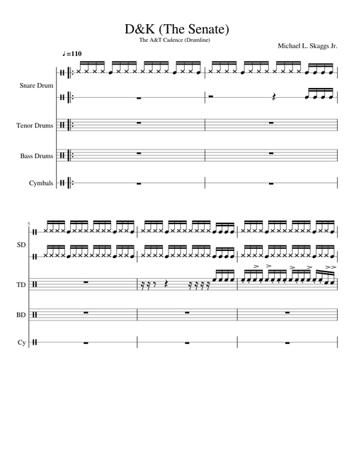 D&K (The Senate) - Drumline Movie Cadence