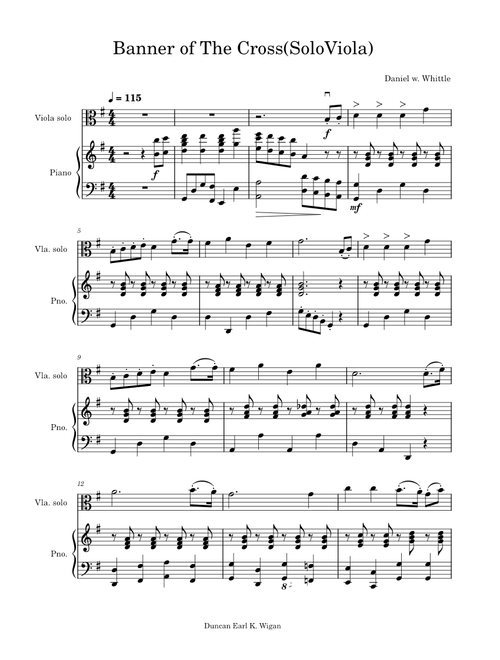 The banner of the cross(SOLO) (whittle) – James McGranahan