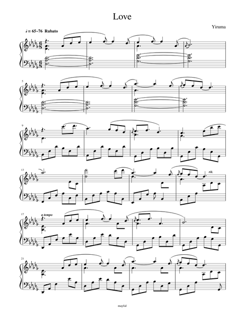 Yiruma(이루마) - Love