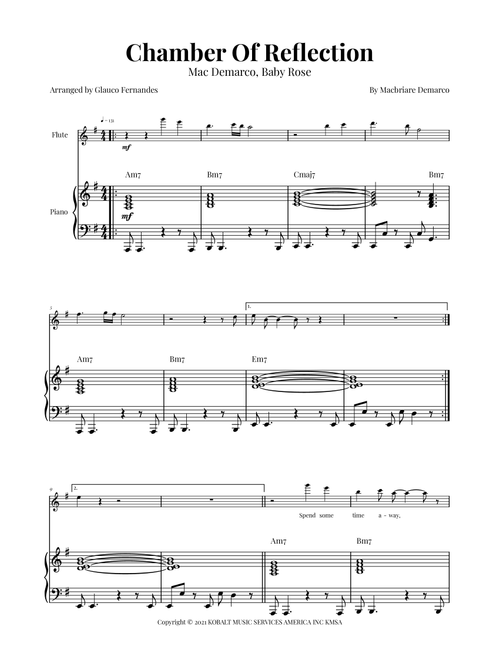 Chamber Of Reflection (Arr. Glauco Fernandes) - Baby Rose (Flute and Piano)