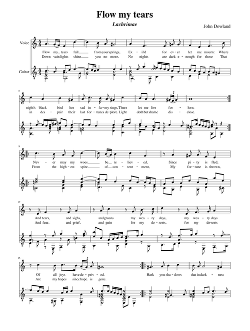 John Dowland - Flow my tears