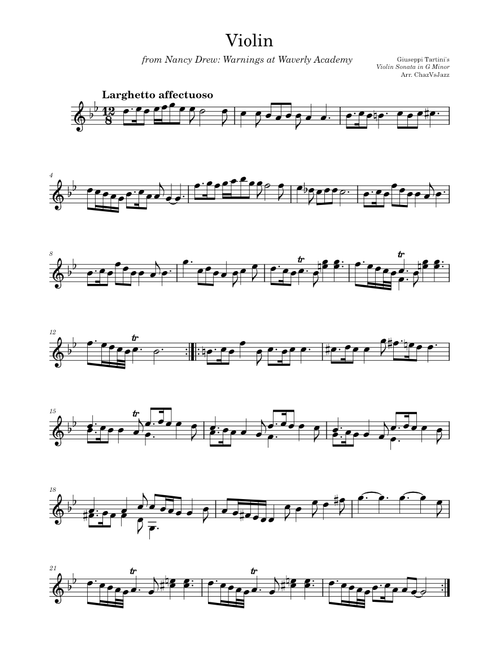 Violin | Nancy Drew: Warnings at Waverly Academy