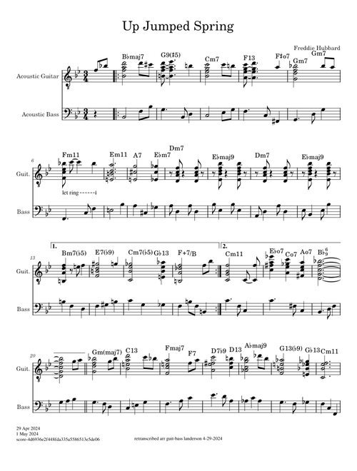 Up Jumped Spring – Freddie Hubbard