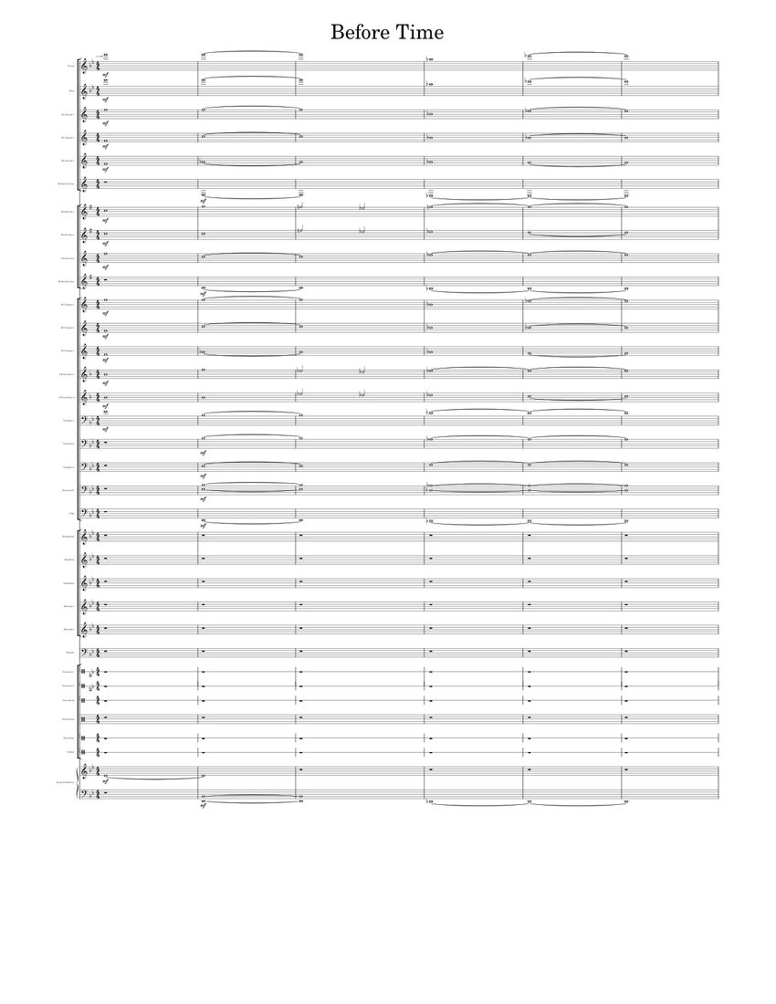 Before Time Thomas Bergersen Before Time Marching Band Arrangement