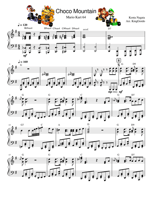 Choco Mountain Piano Cover (Mario Kart 64)