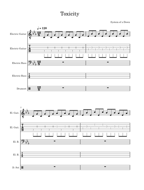 Toxicity – System of a Down