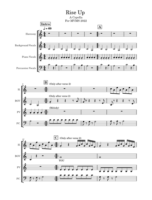 Rise Up – Andra Day Rise Up  Draft 1