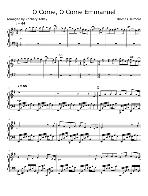 O Come, O Come Emmanuel