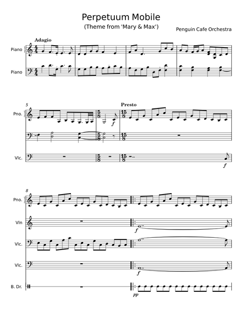 Perpetuum mobile - Penguin Cafe Orchestra
