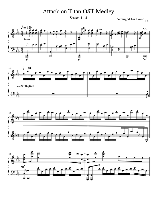 Attack On Titan OSTs Medley